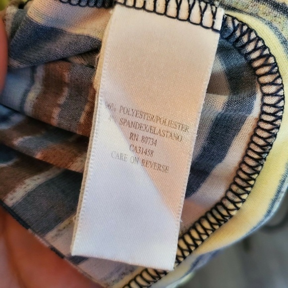 BCBGMAXAZRIA Womens Multicolored Square Neck Peasant Dress Size XS - Picture 6 of 6